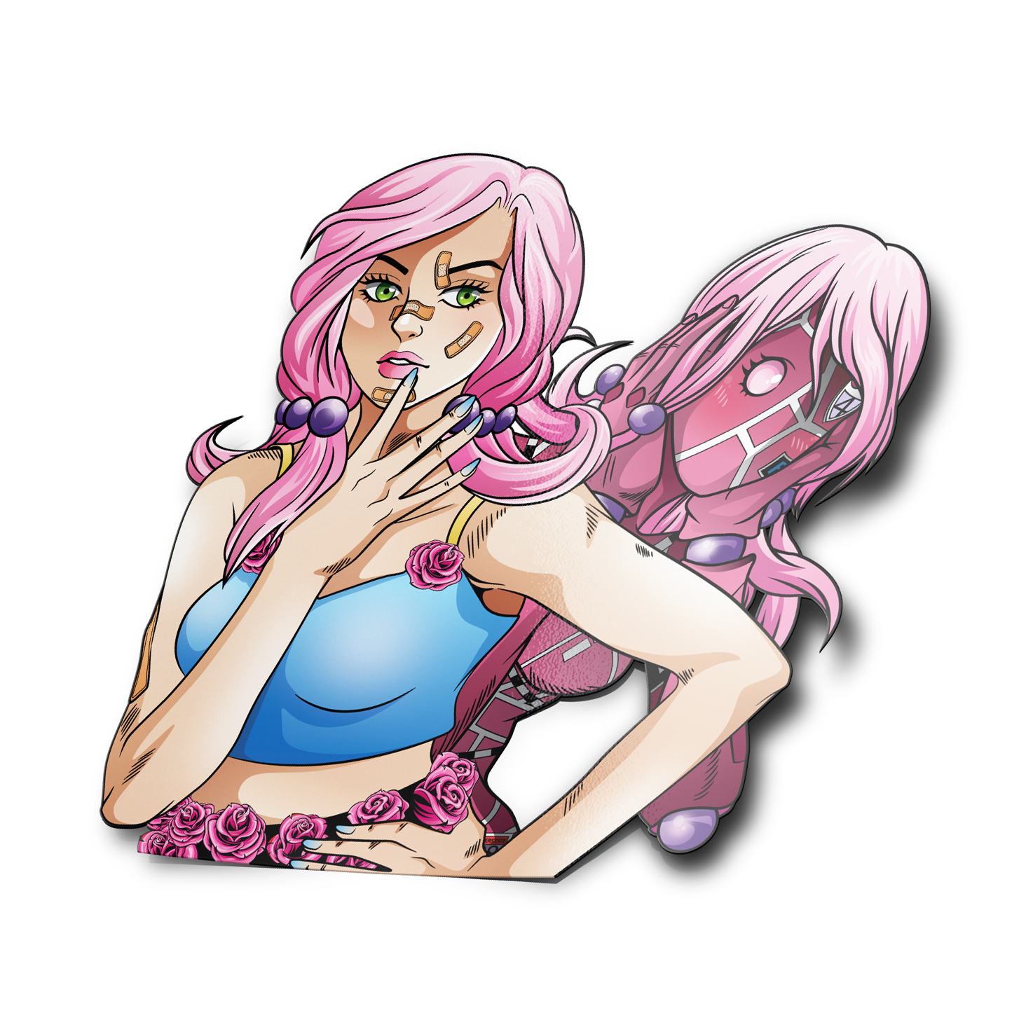 Gappy And Yasuho Sticker – Glittersatan