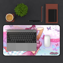 Load image into Gallery viewer, Vaporwave Pink 🅱️olyne Desk Mat
