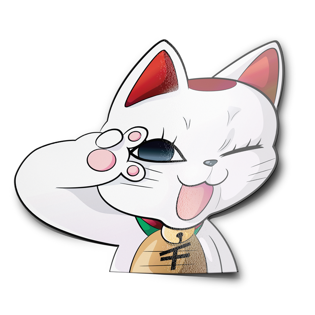 DDD Turbo Kitty Vinyl Sticker (PRE-ORDER)