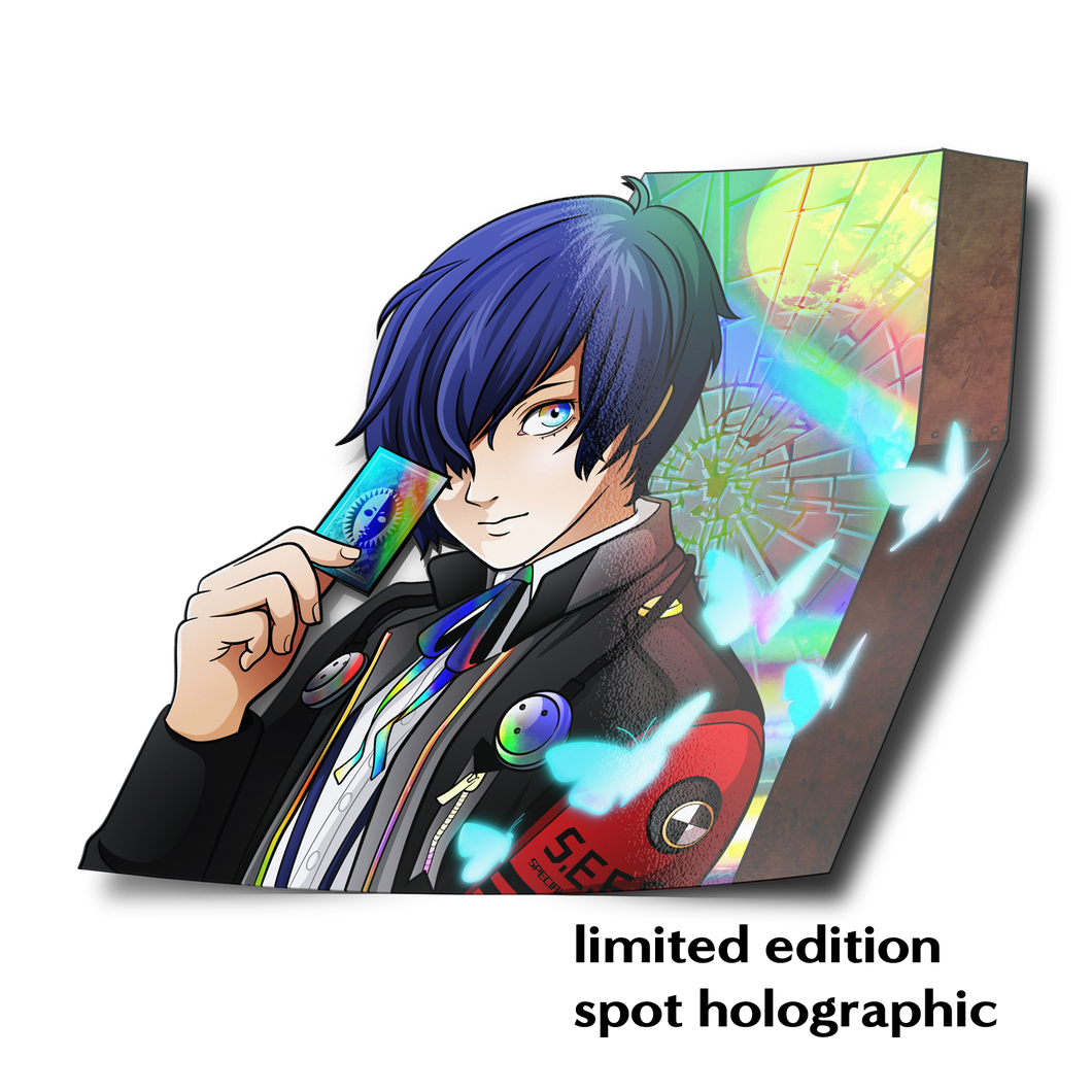 ★★LIMITED EDITION★★ Spot Holographic P3R Protagonist Sticker