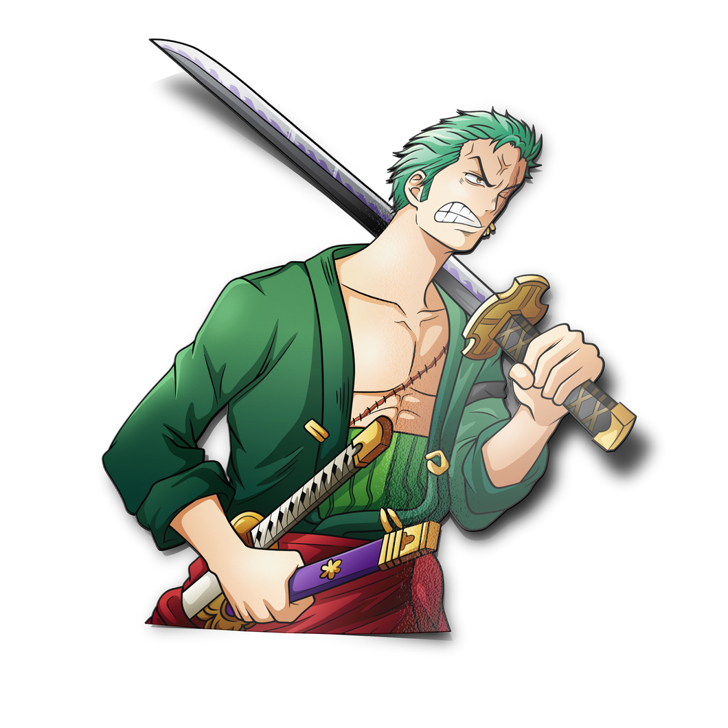 Angry Green Sword Man