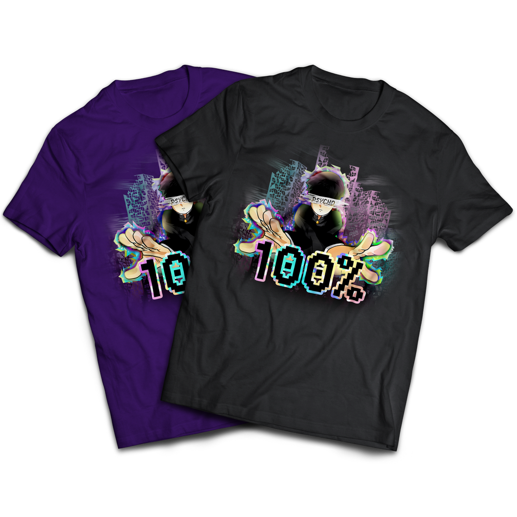 100% Psycho Glitch T-Shirt